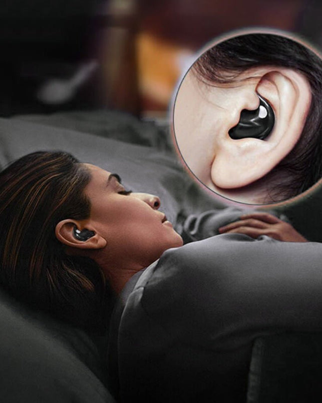 Bezprzewodowe słuchawki douszne Bluetooth z redukcją szumów i wodoodporną konstrukcją – słuchawki douszne z obudową LED 1