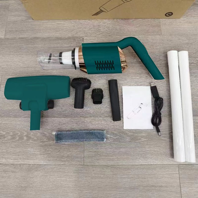 Bezprzewodowy Ręczny Odkurzacz 2w1 z Funkcją Mopowania – Lekki i Kompaktowy Mały Odkurzacz Ręczny do Domu i Samochodu 0