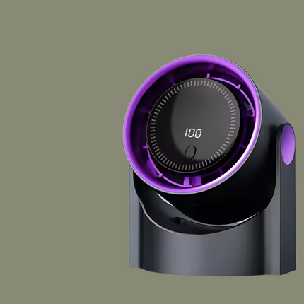 Bezprzewodowy Wentylator Biurkowy z Wyświetlaczem 0