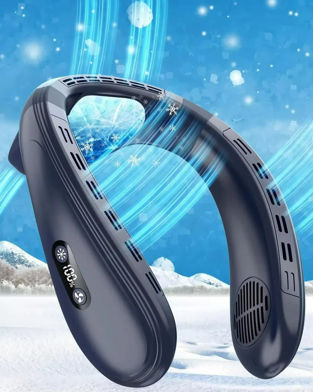 Bezprzewodowy Wentylator na Szyję z Efektywnym Chłodzeniem Półprzewodnikowym 1