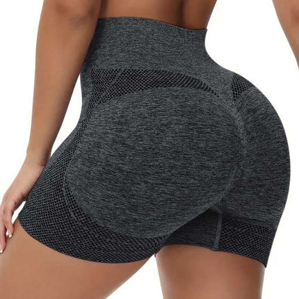 Bezszwowe Spodenki Sportowe Damskie Push-Up z Wysokim Stanem – Oddychające Spodenki do Biegania i na Siłownię 11
