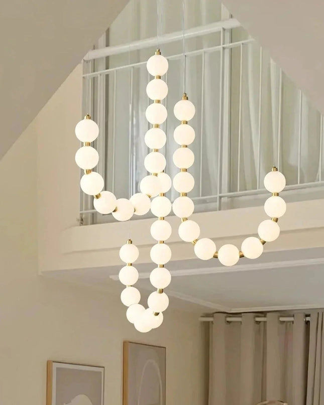 Biały Naszyjnik Damski z Mosiądzu – Elegancki Design Inspirowany Perłami, Idealny do Codziennych Stylizacji 1