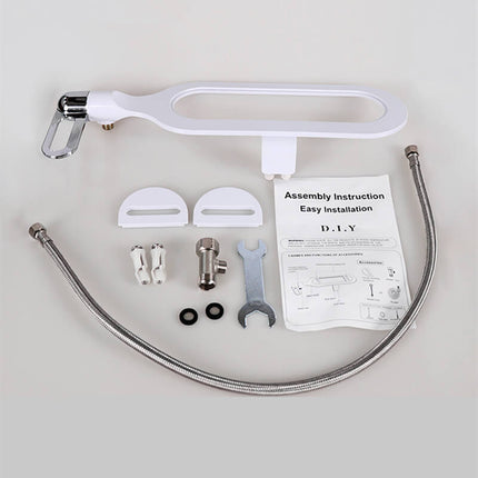 Bidet z Regulowanym Ciśnieniem i Temperaturą Wody – Stal Nierdzewna, Biały, Innowacyjne Rozwiązanie do Higieny 3