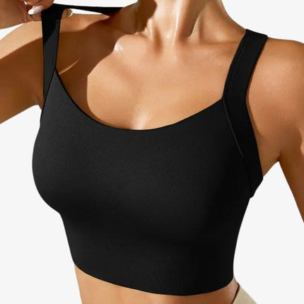 Biustonosz Sportowy Cross Back z Oddychającego Materiału - Damski Stanik do Fitnessu i Jogi, S/M/L 2