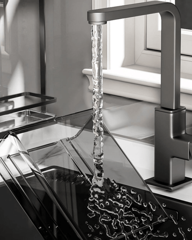 BladeCaddy – wielofunkcyjny uchwyt na noże i przybory – elegancki design z wieloma gniazdami zapewniający elegancką organizację 3