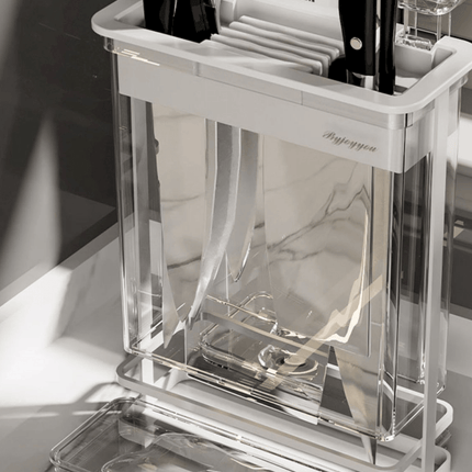 BladeCaddy – wielofunkcyjny uchwyt na noże i przybory – elegancki design z wieloma gniazdami zapewniający elegancką organizację 5