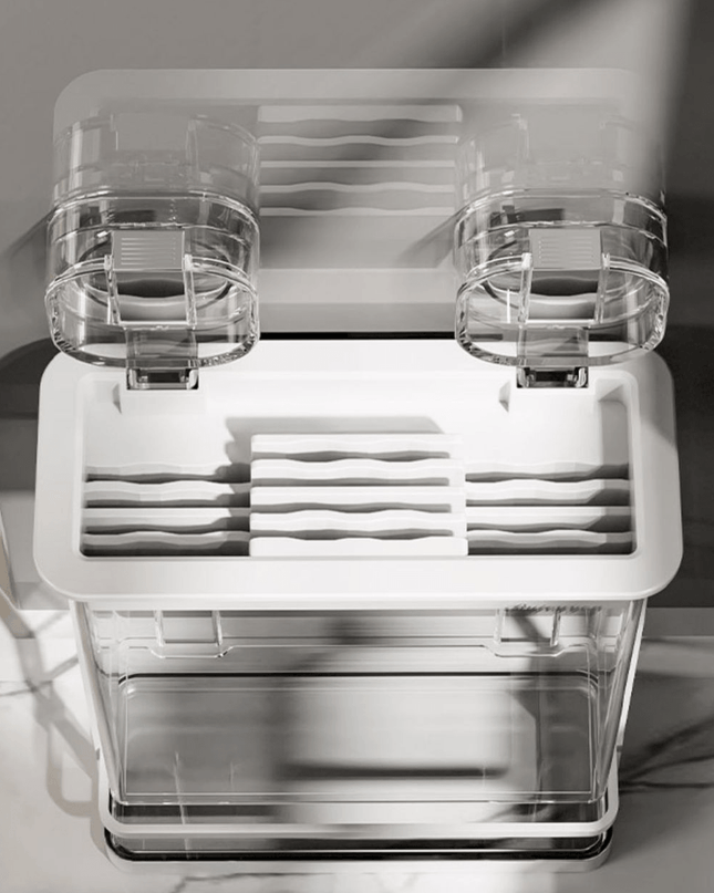 BladeCaddy – wielofunkcyjny uchwyt na noże i przybory – elegancki design z wieloma gniazdami zapewniający elegancką organizację 6