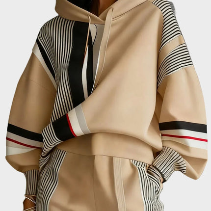 Unisex bawełniana bluza z kapturem w geometrycznym stylu, idealna na codzienne wyjścia i 1
