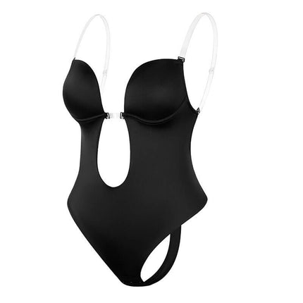 Body modelujące plecy z niewidocznym wsparciem i podniesieniem piersi – gładkie body modelujące sylwetkę na lato 0