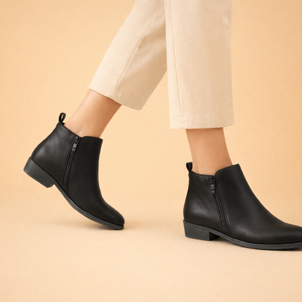 Botki damskie inspirowane stylem vintage, zapewniające wygodę i wsparcie – elegancki, letni design 1