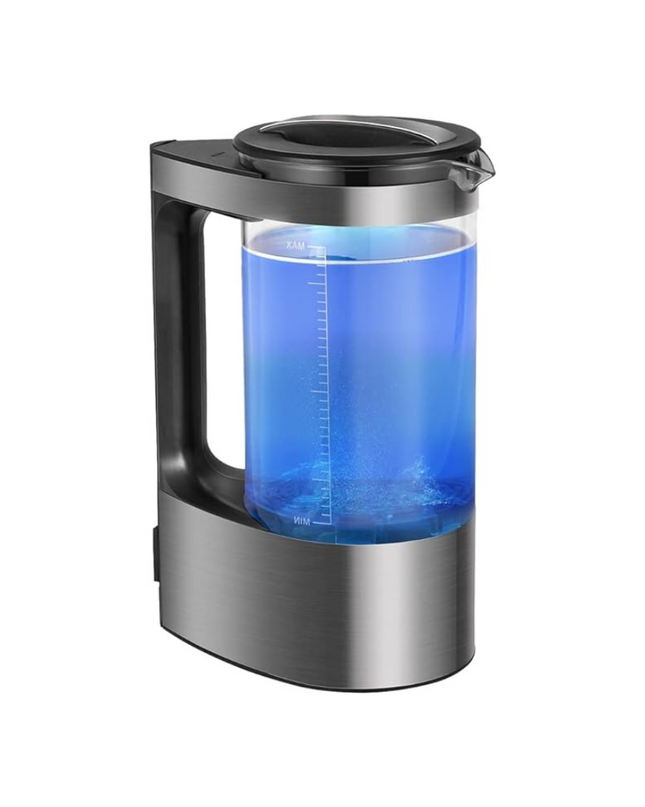 Butelka na wodę 2L z Generatorem Wodoru – Szklana Butelka do Wody z Technologią Przeciwutleniającą 1