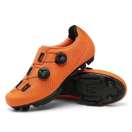 Buty rowerowe unisex z podwójnym zapięciem i wentylowanym wykończeniem, idealne do 0