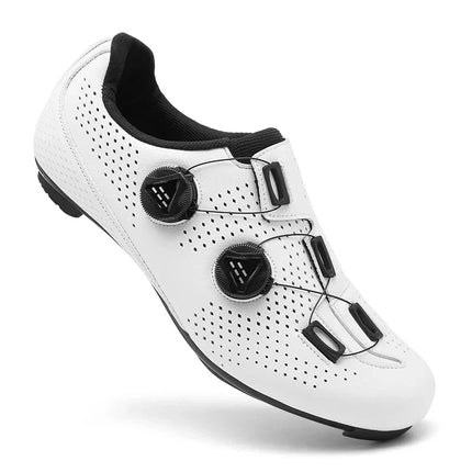 Buty rowerowe unisex z podwójnym zapięciem i wentylowanym wykończeniem, idealne do 4