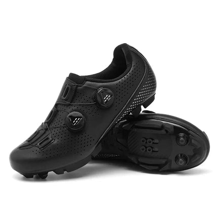 Buty rowerowe unisex z podwójnym zapięciem i wentylowanym wykończeniem, idealne do 9