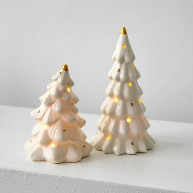 Ceramiczna lampa wioskowa z atmosferycznym oświetleniem, dostępna w formie 3, 5 lub 8 8