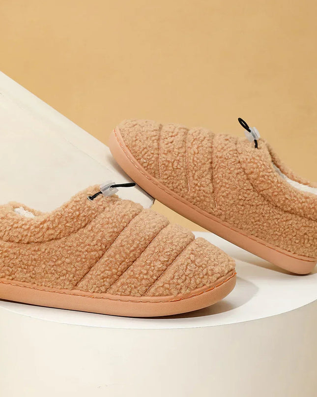 Ciepłe Pantofle Damskie Antypoślizgowe z Oddychającego Materiału – Komfortowe Kapcie do Użytku Domowego 6