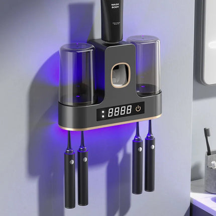 CleanSmile | Dozownik do szczoteczek do zębów UV z automatycznym dozowaniem 0