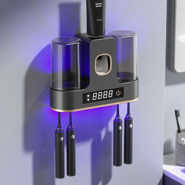 CleanSmile | Dozownik do szczoteczek do zębów UV z automatycznym dozowaniem 0