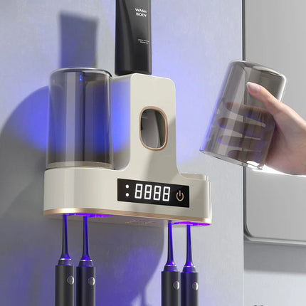 CleanSmile | Dozownik do szczoteczek do zębów UV z automatycznym dozowaniem 1