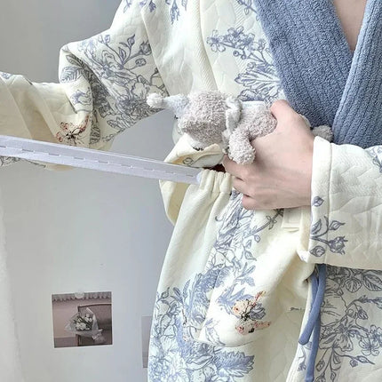 ComfortMama | Piżama poporodowa z dekoltem w serek 5