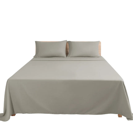 CozyEssence – komplet pościeli w kolorze białym i szarym 1