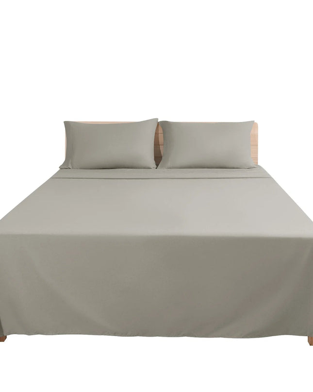 CozyEssence – komplet pościeli w kolorze białym i szarym 1