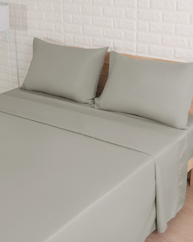 CozyEssence – komplet pościeli w kolorze białym i szarym 2