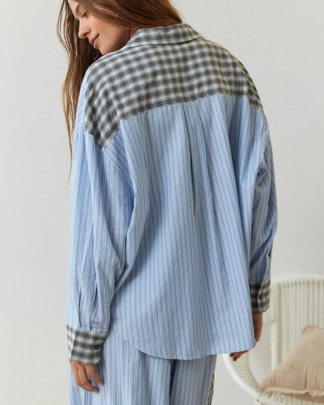 CozyNights – Luźna piżama dwuczęściowa – idealna odzież domowa na relaksujące noce 2