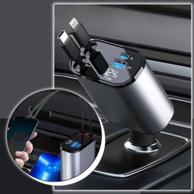 Cyfrowa Ładowarka Samochodowa 4