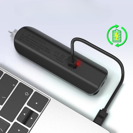 Cyfrowy multimetr z funkcją automatycznego wykrywania i wyświetlaczem LCD – smukła, kompaktowa konstrukcja do pomiaru napięcia, rezystancji i pojemności 3