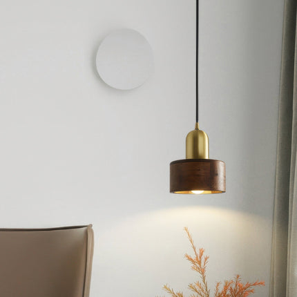 Cylindryczna Lampa Wisząca w Stylu Japońskim – Nowoczesny Design z LED 5