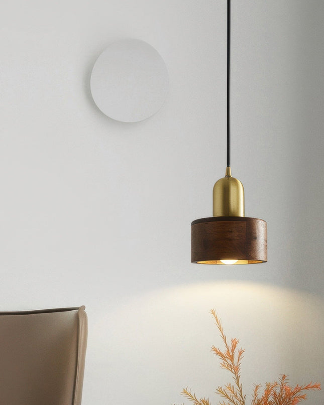 Cylindryczna Lampa Wisząca w Stylu Japońskim – Nowoczesny Design z LED 5
