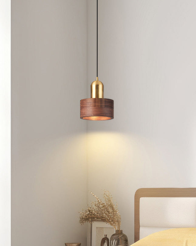 Cylindryczna Lampa Wisząca w Stylu Japońskim – Nowoczesny Design z LED 6