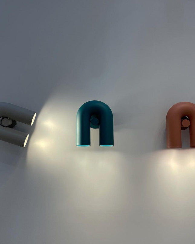 Cyrkowa Lampa Ścienna z Regulowanymi Modułami LED – Nowoczesny Kinkiet Ścienny do Wnętrz 2