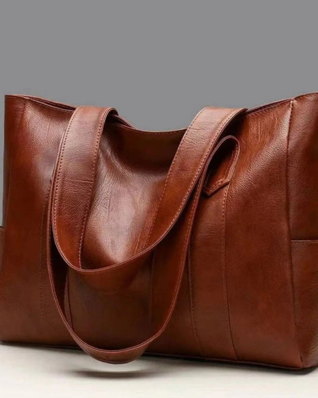 Czarna torba na ramię o dużej pojemności i retro designie – elegancka torebka z PU dla kobiet 6
