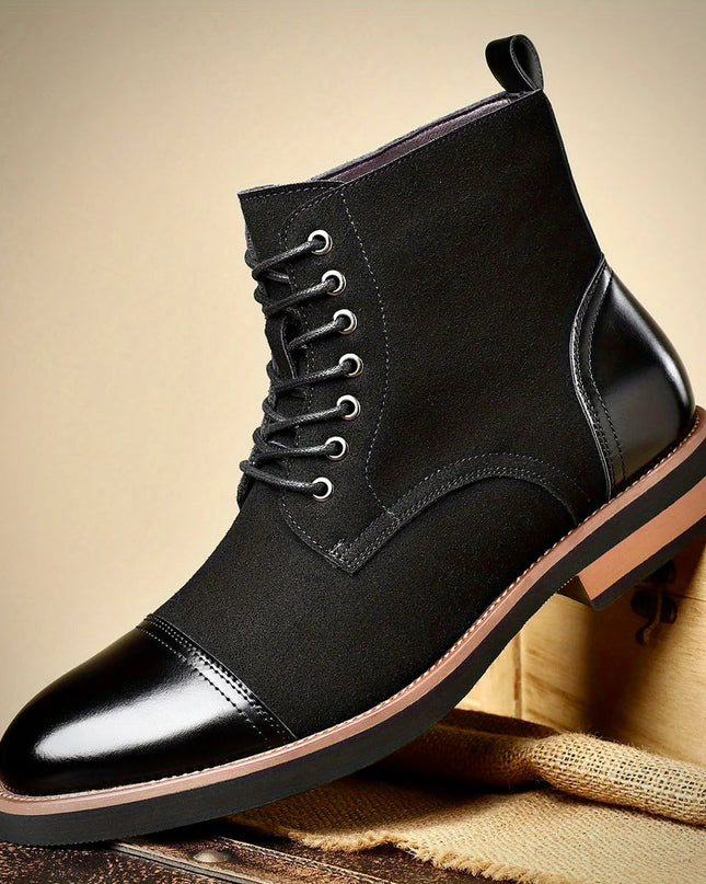 Czarne skórzane buty typu Oxford z amortyzowaną wkładką i zamkniętym sznurowaniem – eleganckie obuwie męskie 8