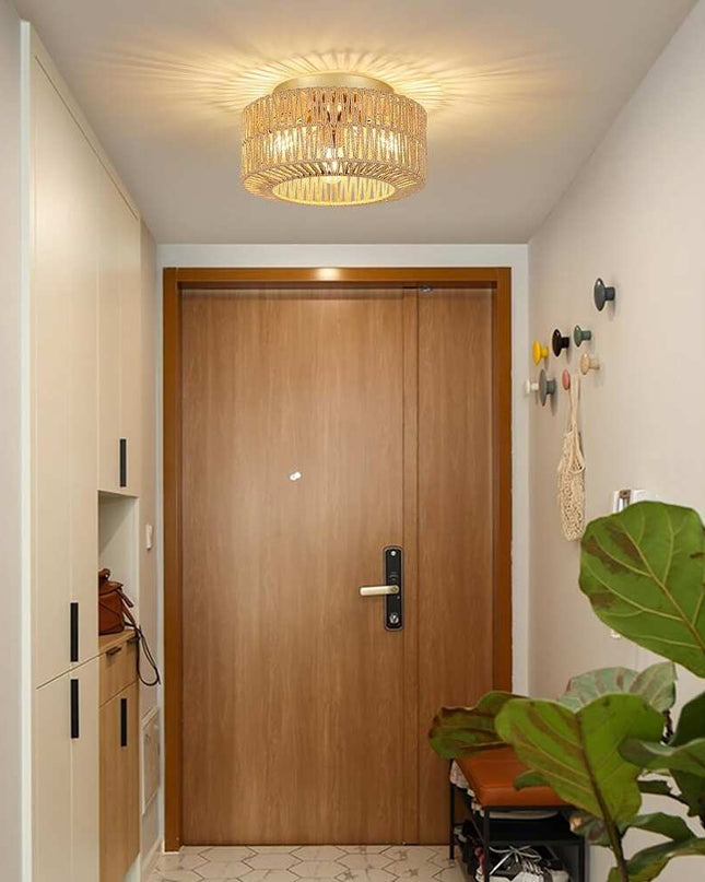 Czeskie Lampa Sufitowa Boho LED – Ręcznie Wykonana, Eklektyczna, Idealna do Wnętrz 2