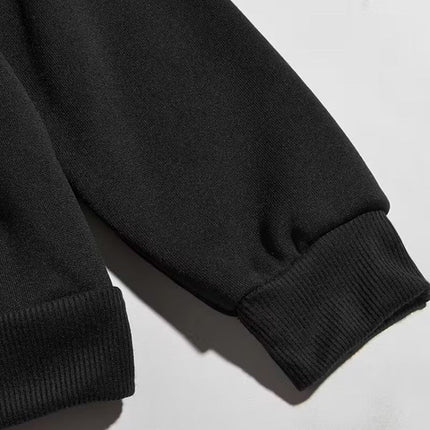 Damska Bluza z Kapturem Premium – Wygodny Sweter z Poliestru, Sportowy Design, Ciepła i Miękka Podszewka, Kieszeń Kangur 1