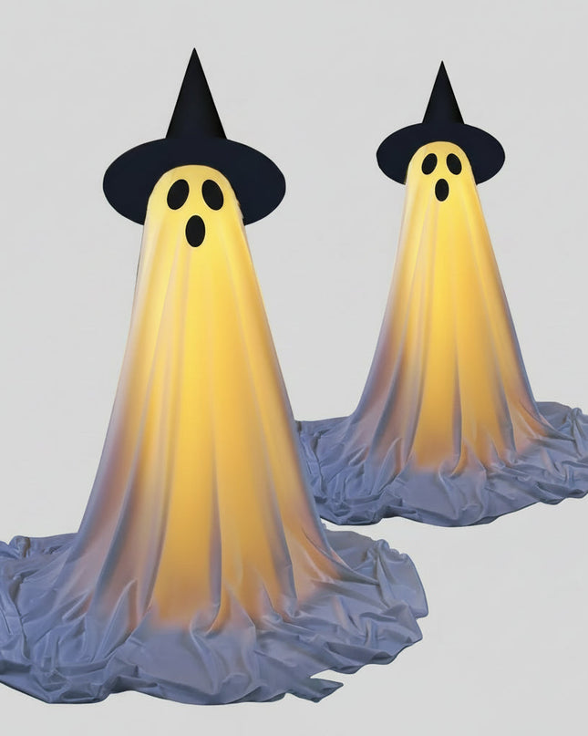 Dekoracja na Halloween z efektami LED, zdalnie sterowany duch, idealna do użytku wewnętrznego i z 0