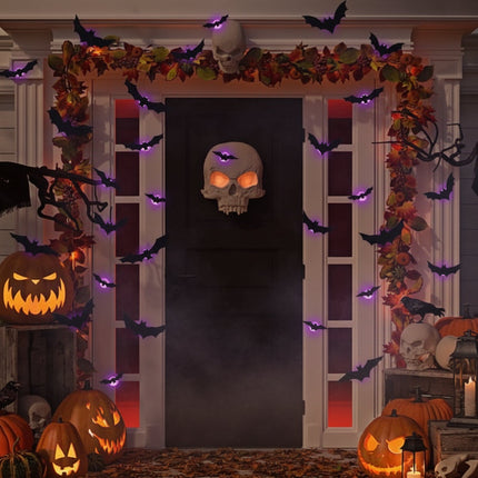 Dekoracje Halloween 3D - realistyczne nietoperze z efektem świetlnym, idealne do wnętrz i na z 3
