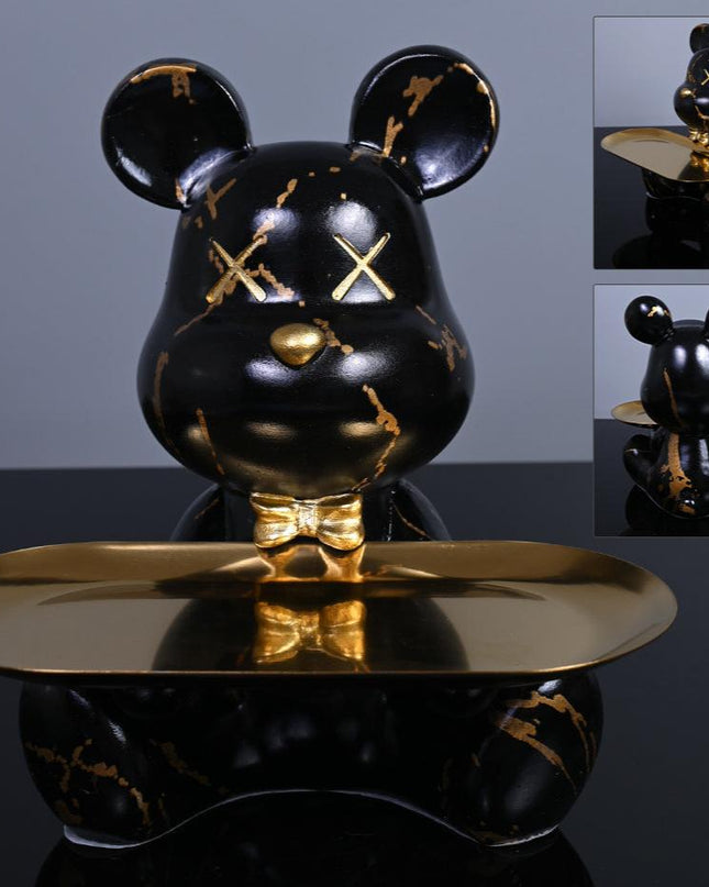 Dekoracyjny Miś z Tacem dla Nowoczesnych Przestrzeni 0