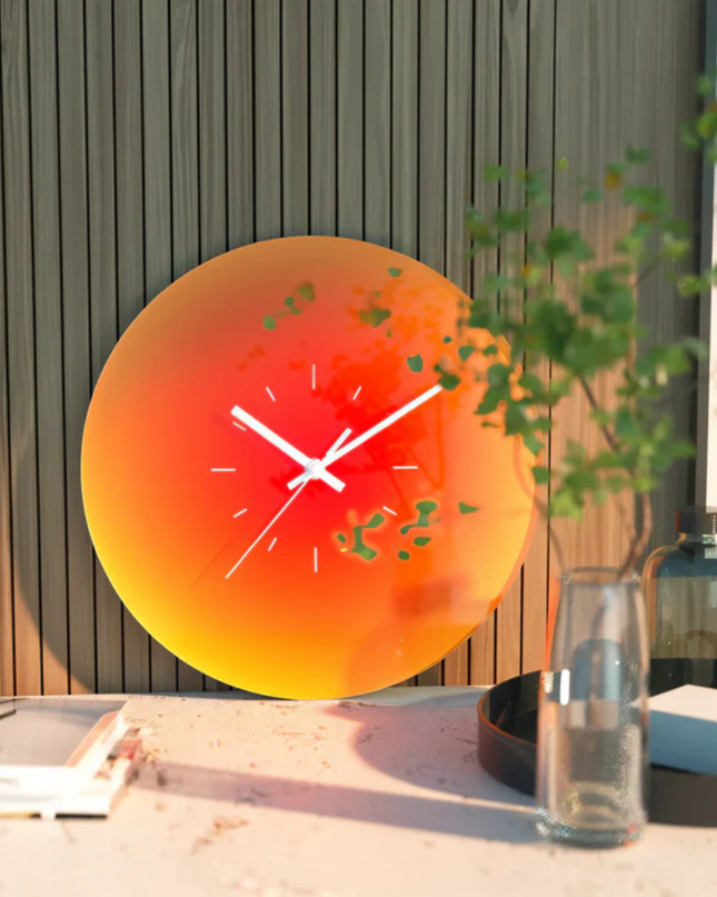 Dekoracyjny Zegar Szklany do Nowoczesnych Wnętrz 1