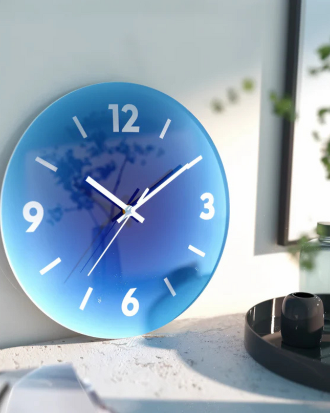 Dekoracyjny Zegar Szklany do Nowoczesnych Wnętrz 2