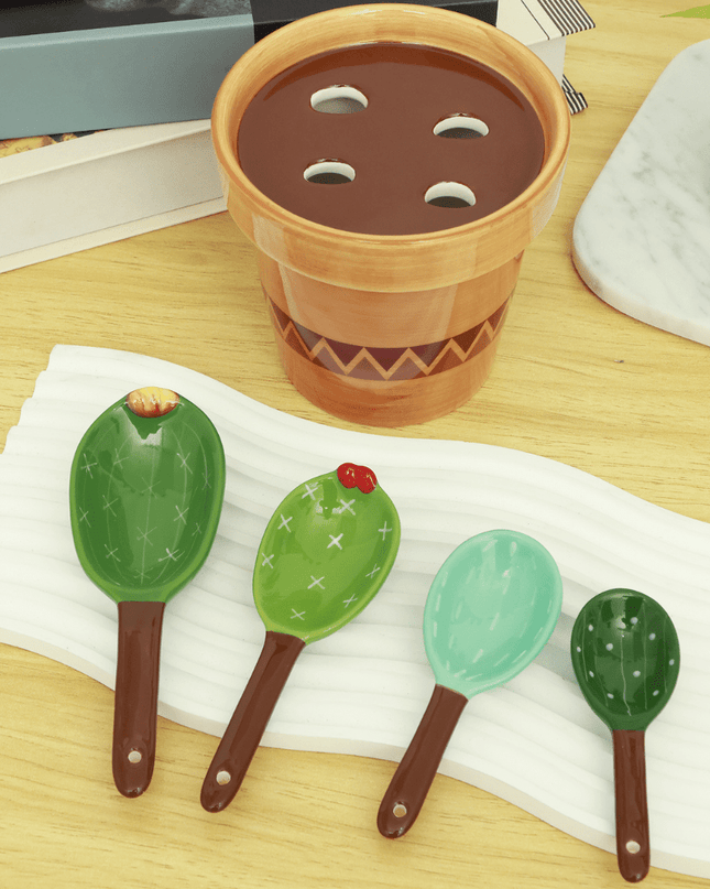 DesertSprout – zestaw łyżek miarowych w kształcie kaktusa do dokładnych pomiarów 3