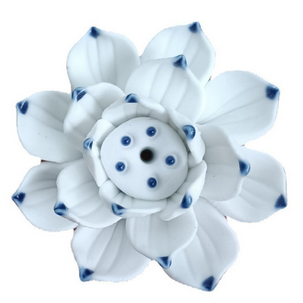 Designerski stojak na kadzidła z motywem kwiatu lotosu 11