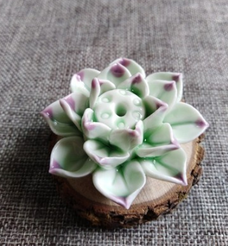 Designerski stojak na kadzidła z motywem kwiatu lotosu 12