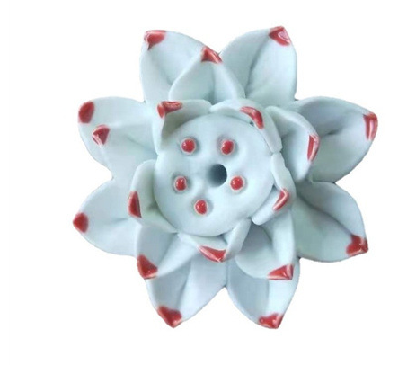 Designerski stojak na kadzidła z motywem kwiatu lotosu 15