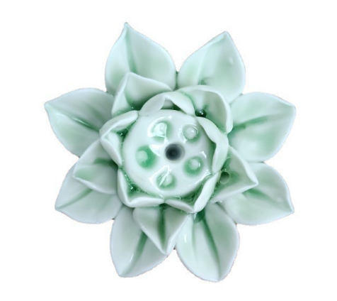 Designerski stojak na kadzidła z motywem kwiatu lotosu 16