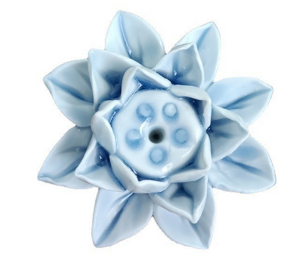 Designerski stojak na kadzidła z motywem kwiatu lotosu 18