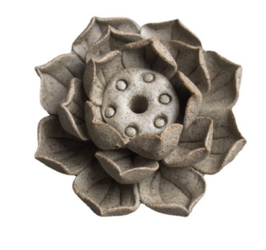 Designerski stojak na kadzidła z motywem kwiatu lotosu 21